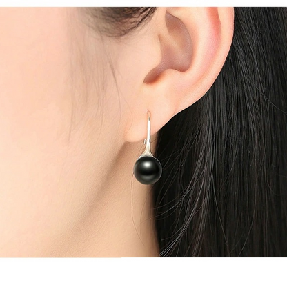 Black Pearl Earrings