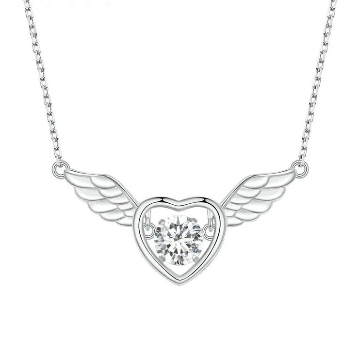 Winged Heart Necklace