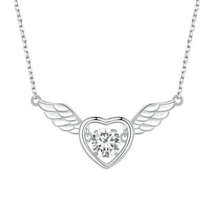 Winged Heart Necklace