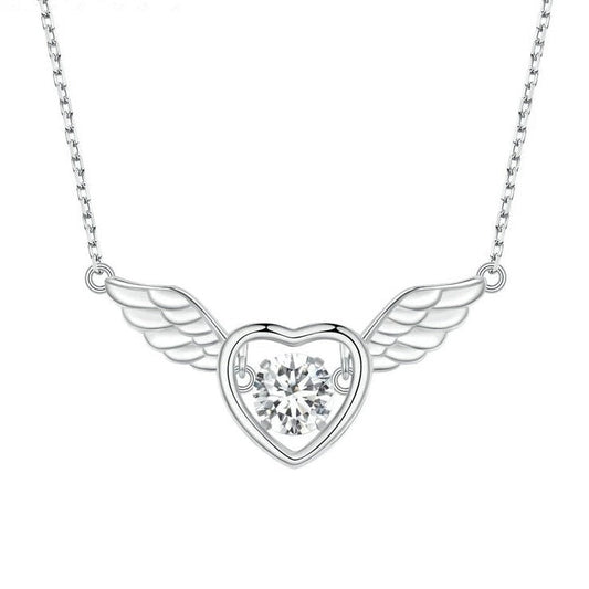 Winged Heart Necklace