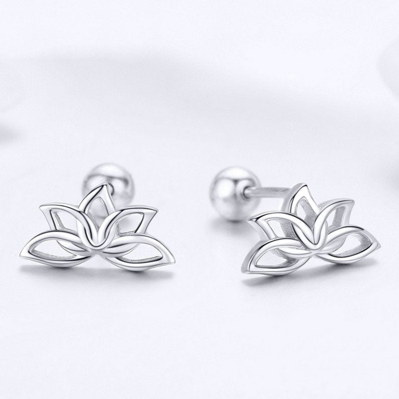 Lotus Flower Earrings