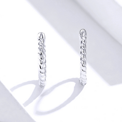 Braided Hoop Earrings