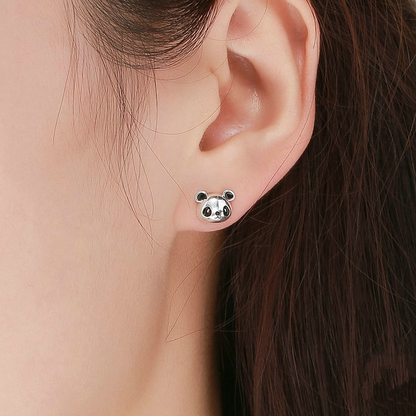 Panda Earrings