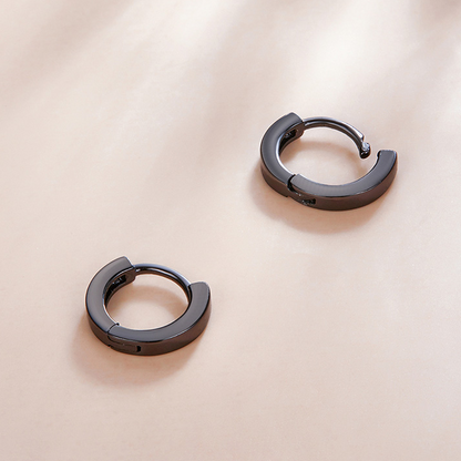 Small Smooth Hoop Earrings