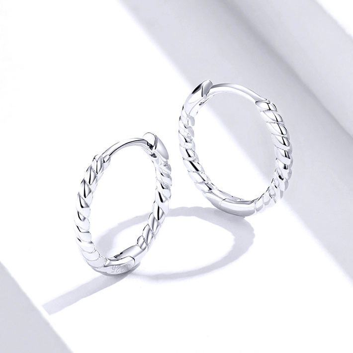 Braided Hoop Earrings