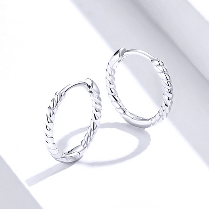 Braided Hoop Earrings