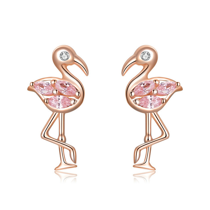 Pink Flamingo Earrings