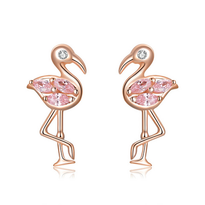 Pink Flamingo Earrings