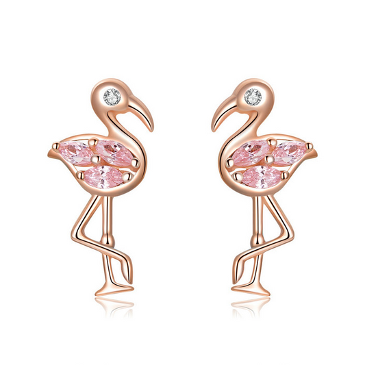 Pink Flamingo Earrings