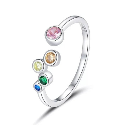 Ring Small Colorful Bubbles