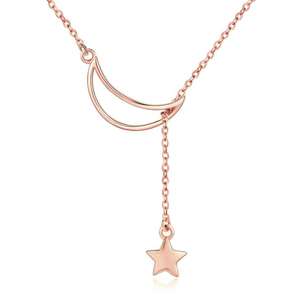 Moon and Stars Necklace