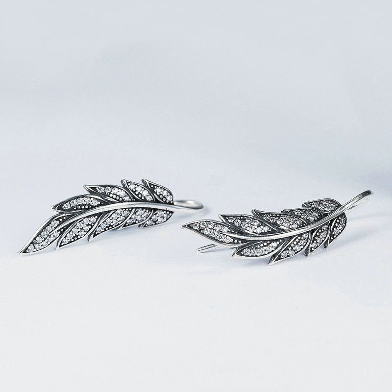 Small Feather Earrings