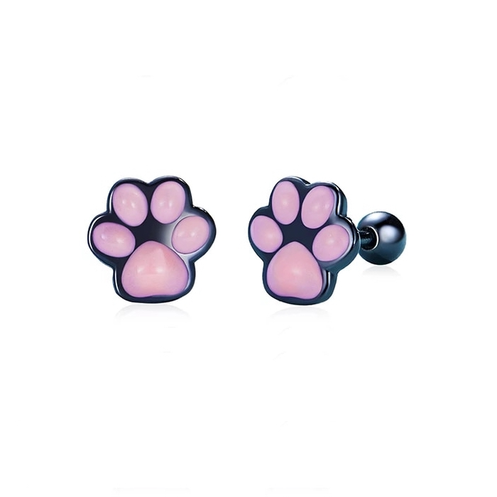 Small Paw Earrings