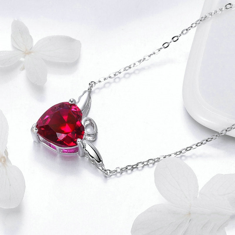 Red Heart Necklace