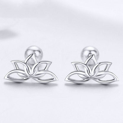 Lotus Flower Earrings