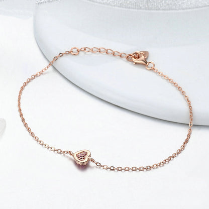 Pink Heart Bracelet