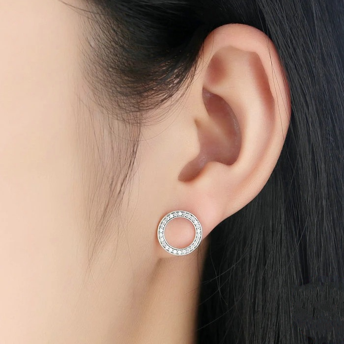 Glowing Circle Earrings