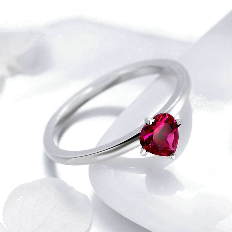 Red Heart Ring