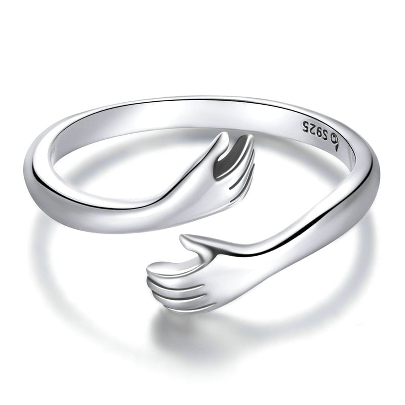 Hug Ring with Hearts