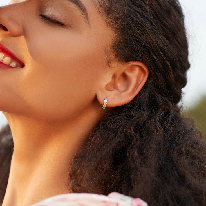 Heart Hoop Earrings