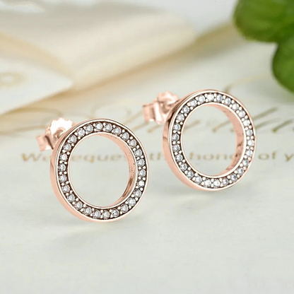 Glowing Circle Earrings