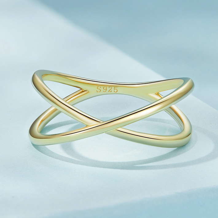 Crossed X Ring