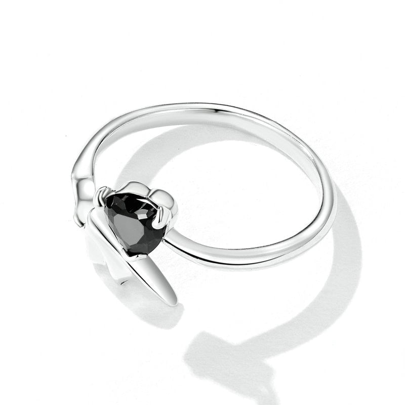 Black Heart Ring