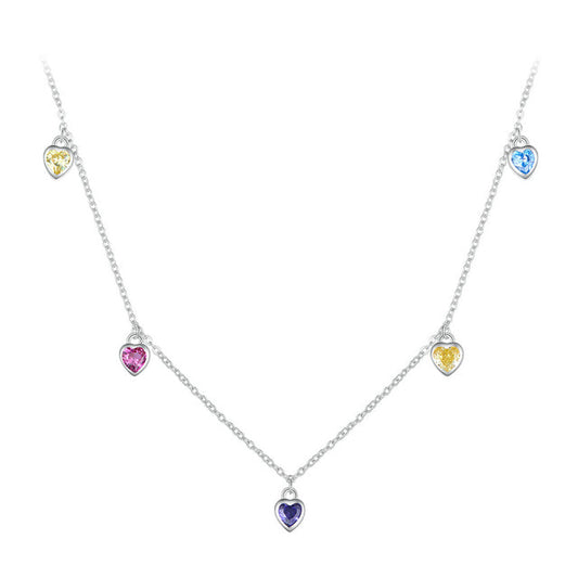 Colorful Hearts Necklace