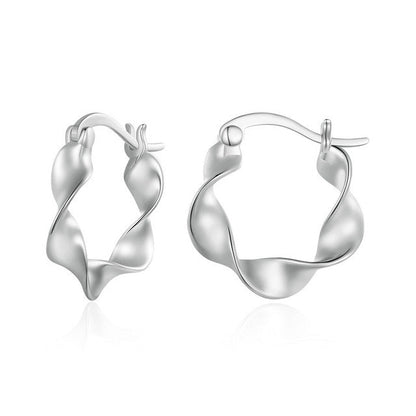 Wavy Hoop Earrings