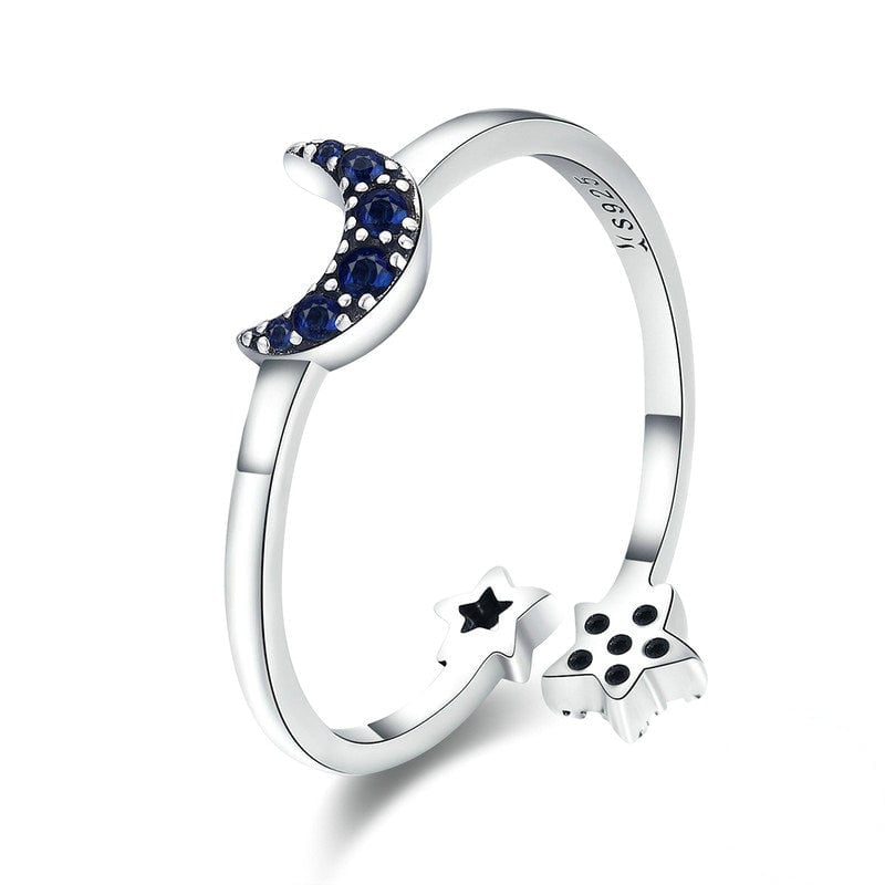 Moon and Stars Ring