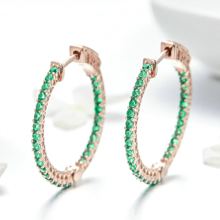 Brilliant Hoop Earrings