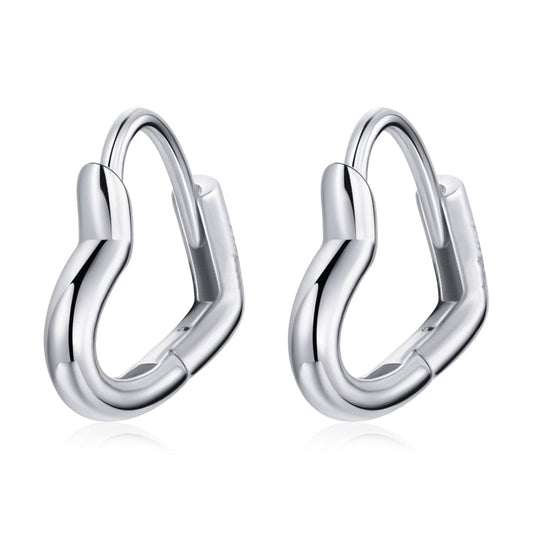 Heart Hoop Earrings