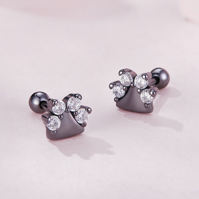 Small Paw Earrings