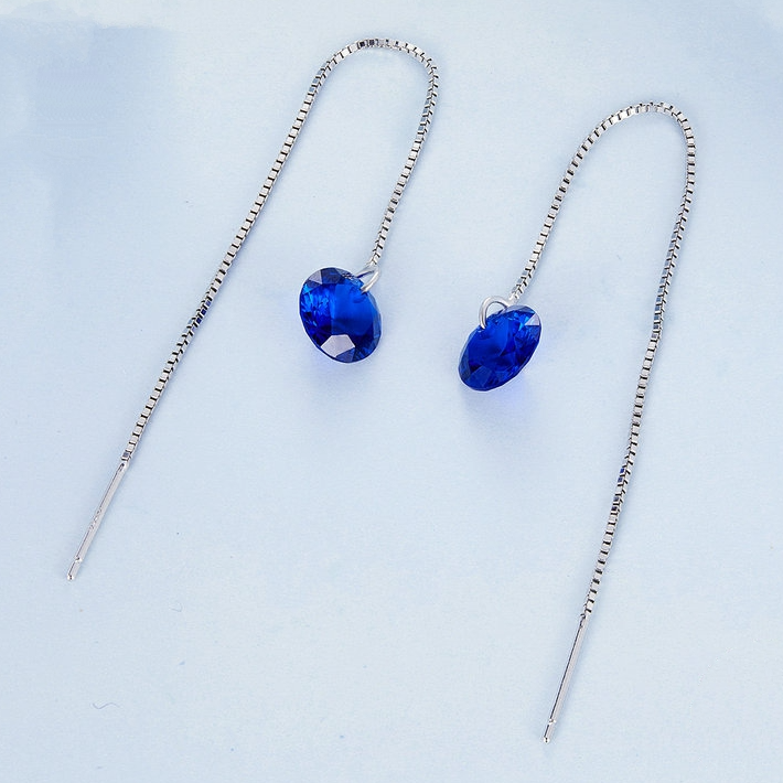 Blue Ear Chains