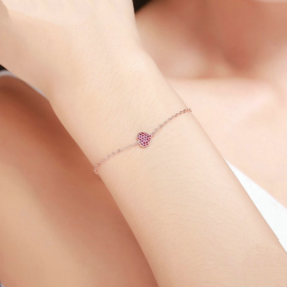 Pink Heart Bracelet