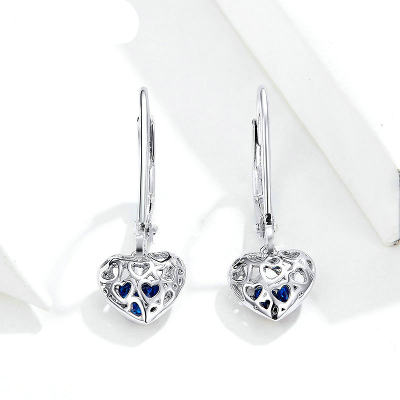 Heart Pendant Earrings