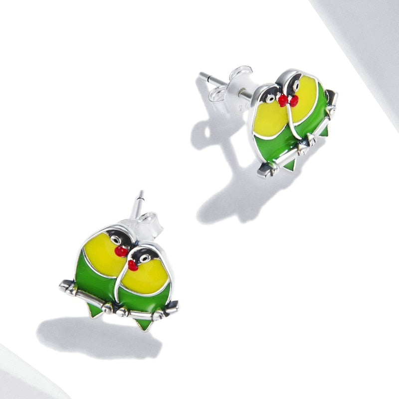 Small Bird Earrings