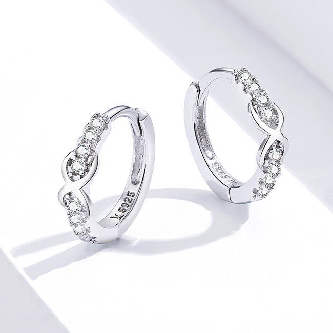 Infinity Hoop Earrings