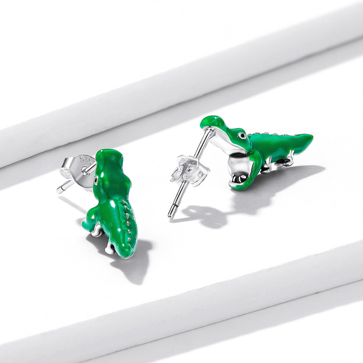 Crocodile Earrings