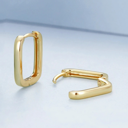 Rectangle Hoop Earrings