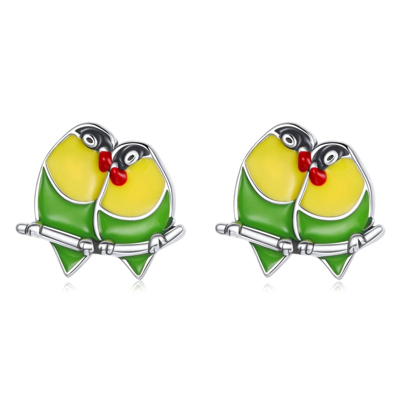 Small Bird Earrings