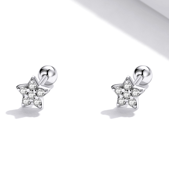 Small Star Earrings