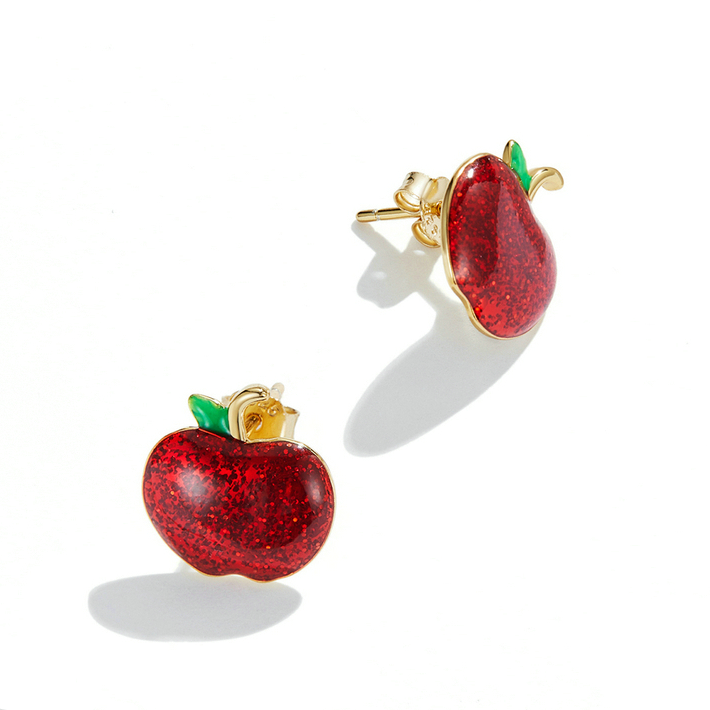 Red Apple Earrings