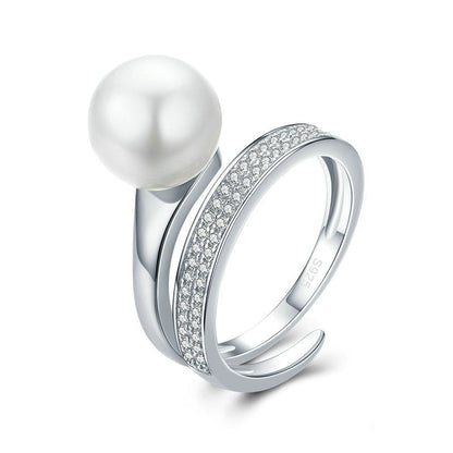 Brilliant Pearl Ring