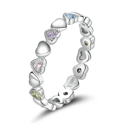 Small Hearts Ring