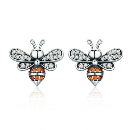 Sparkling Bee Earrings