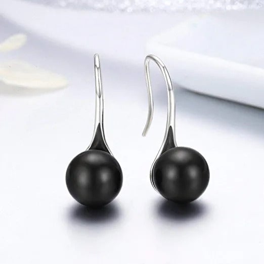 Black Pearl Earrings