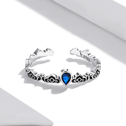 Blue Drop Ring