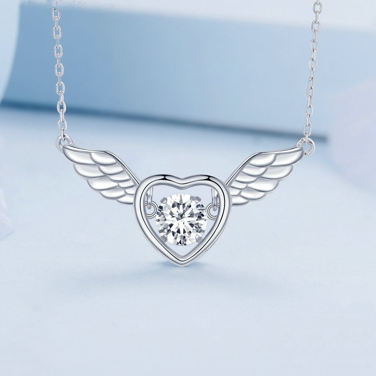 Winged Heart Necklace