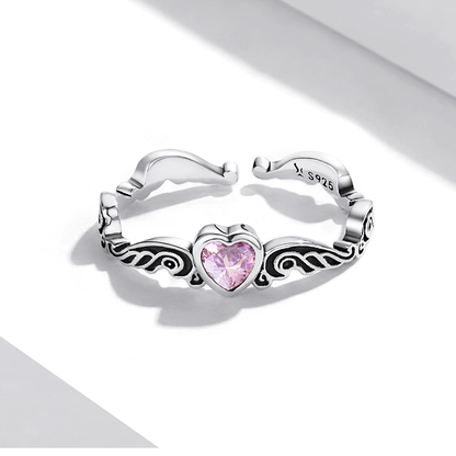 Pink Heart Ring